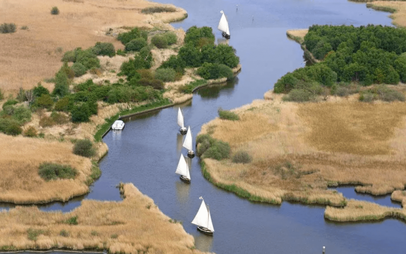 Picturesque Norfolk Broads, near Heathland Beach Holiday Park